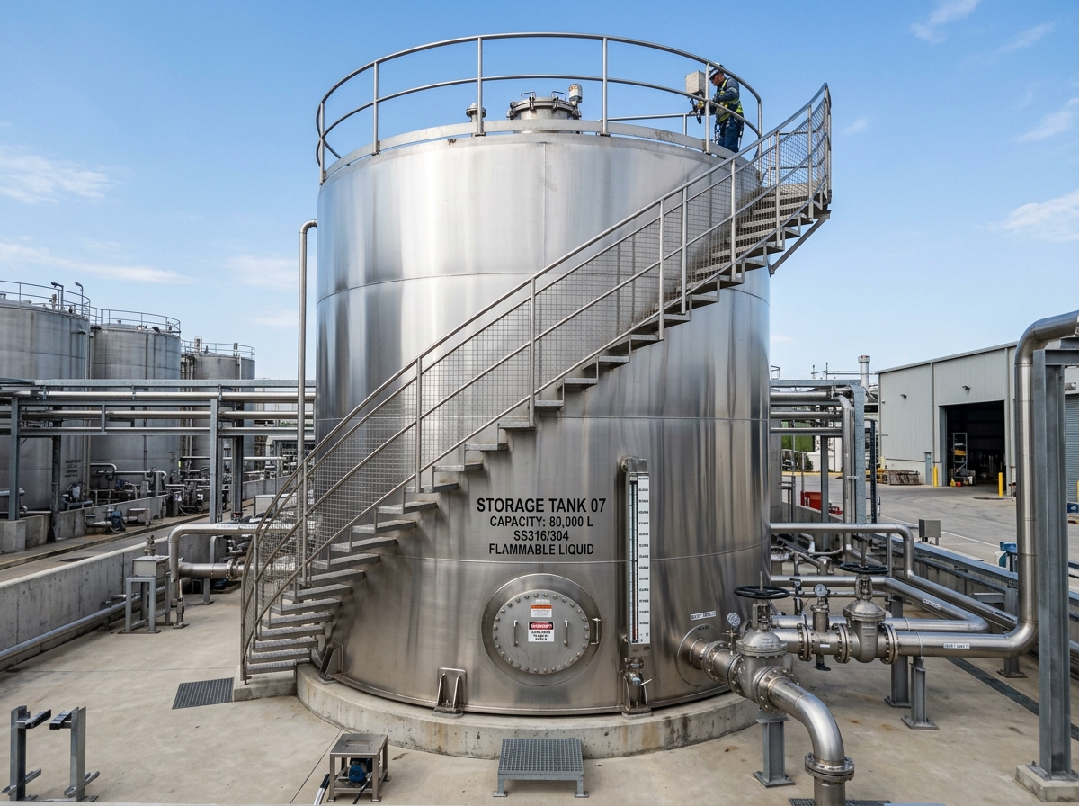 Industrial Chemical Storage Tank Manufacturer in Vatva GIDC Ahmedabad Gujarat India