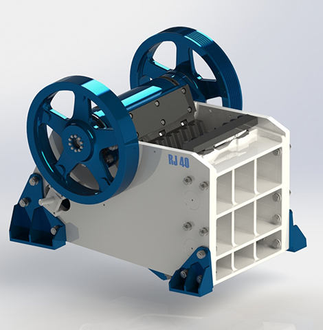 Industrial Jaw Crusher Fabricated at Vatva GIDC Ahmedabad by JMEF